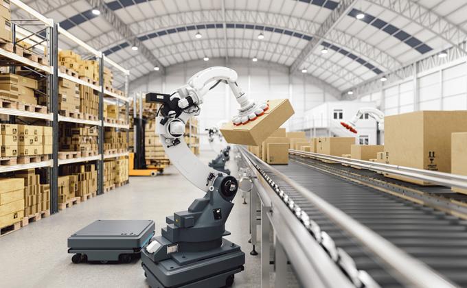 Industrielle PC-unterstützte Szenarioanwendung mobilen Roboters AGV