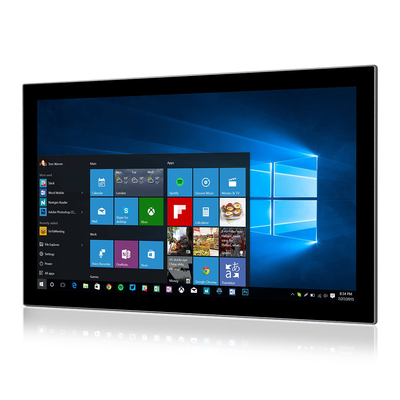 Noten-Computer I3 I5 I7 der Front-IP67 industrielle CPU 24 Zoll-Platte PC-DC IN 9V - 36V
