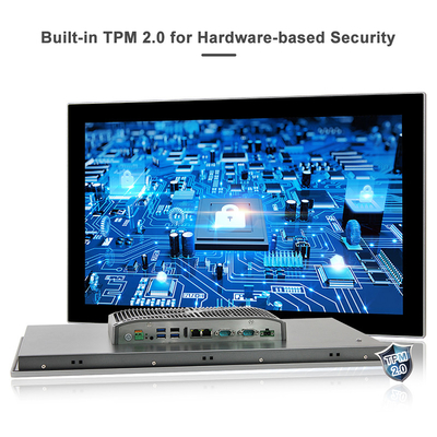 21,5&quot; LED schroffe Netz 4 des Platten-Computer-400 des Doppelt-Cd/M2 USB2-COM