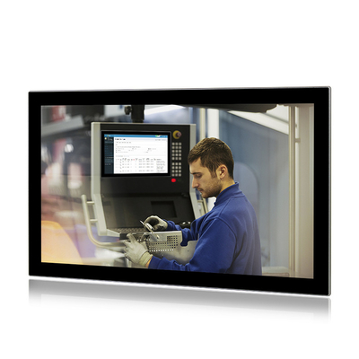 24 Zoll industrieller HMI Platte PC multi Note drei Lan J6412 4G 128GB