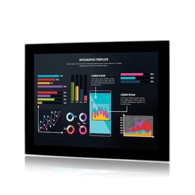 Eingebettetes 17&quot; industrieller Bildschirmanzeige-Monitor VESA Installation der Noten-Ip65