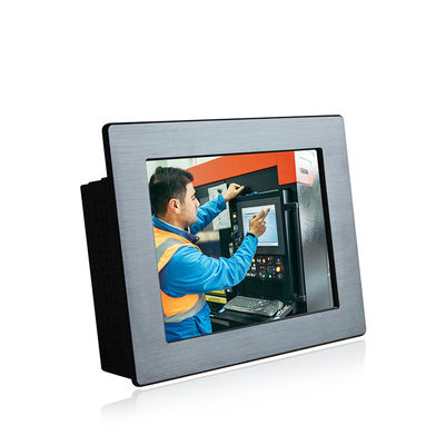 schroffes eingebettetes Computer 450nits Hmi-Fingerspitzentablett VESA GPIO Windows
