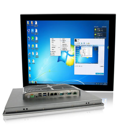 Ultra dünner 17 PC des Zoll-J1900 Gray Panel Mount Touch Screen, nahtloser industrieller Flachbildschirm-PC