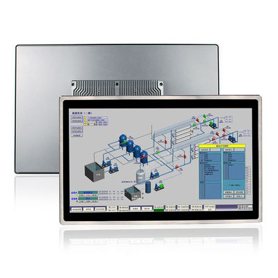 Korrosionsbeständiger Fanless industrieller Computer, 24 Zoll-pharmazeutischer Fanless schroffer PC