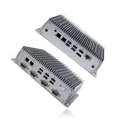 Kompaktes schroffes Fanless Mini-System PC Windows 10 Linux Ubuntu Debian