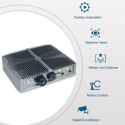 Doppel-industrieller Fanless Mini-PC Lan Desktops 2USB, IP67 im Freien Fanless I5 Mini Pc