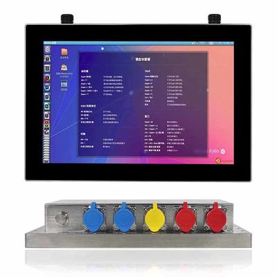 wasserdichter PC Touch Screen 450cd/M2 SUS304 12 Zoll für Fleisch-Industrie