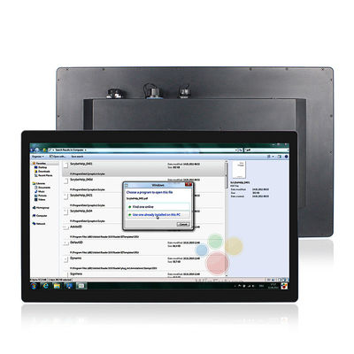 24&quot; wasserdichter PC Fanless VGA Touch Screen IP69K Pcap mit GbE LAN