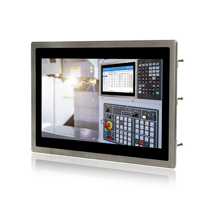 Waschbare industrielle Note Bildschirmanzeige eingebettetes 400cd/m2 VGA DVI IP69K