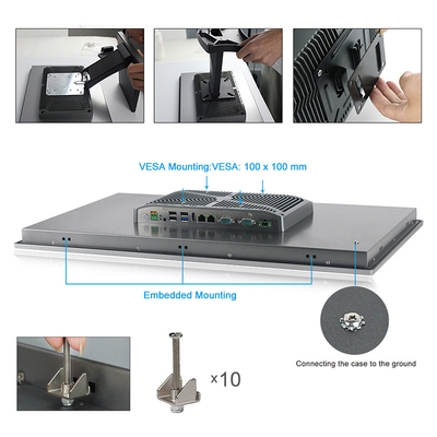 Entkernen wasserdichter IP65 Touch Screen PC 5G I3 HMI-Fingerspitzentablett PC industrielle Datenverarbeitung