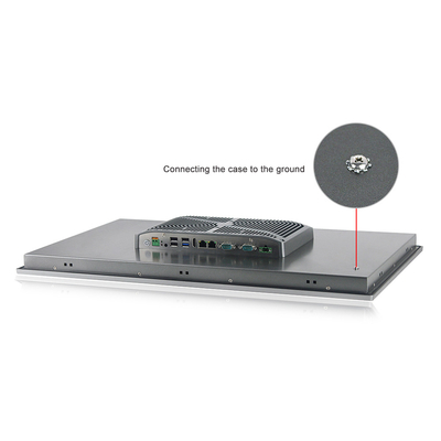 Fanless industrieller Fingerspitzentablett PC verdoppeln Lan Pc Vesa Mount 24&quot; 1920 x 1080