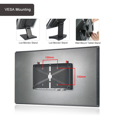 1920 x 1080 Fanless industrielle Platte PC 24 multi Note Zoll-PCAP