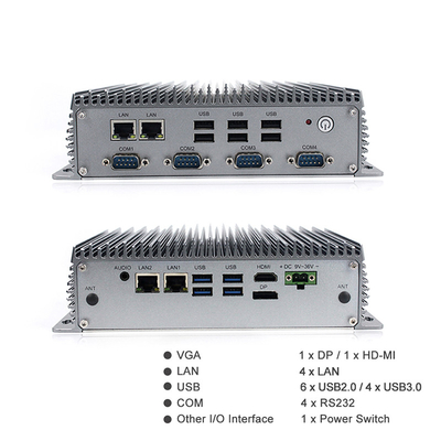 I7-8565U Fanless industrieller Mini-PC mit WiFi Bluetooth optional