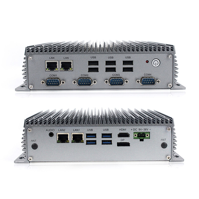 Industrielles Fanless Mini Box-PC-DC 9V - 36V 8. GEN 4GB M.2 120G SSD