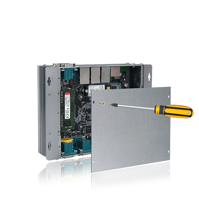 Fanless industrielle eingebettete Kasten PC 12. Häfen Gen Intel Elkhart Lakes J6412 3XLAN
