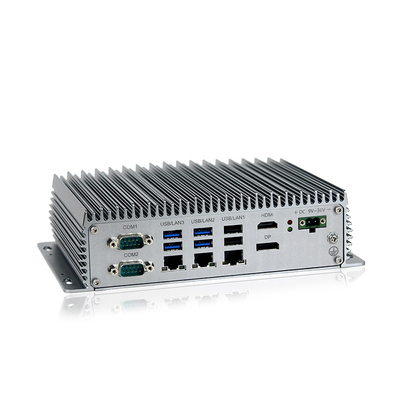 9 - industrieller eingebetteter Kasten PC Windows11 Intel J6412 der breiten Spannungs-36V Fanless mit 3xLAN