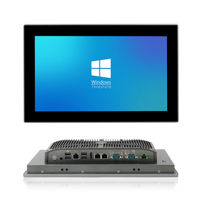 13,3-Zoll-LCD-Intel J6412-Industrie-HMI-Panel-montierter Touchscreen-PC mit 2 RS485