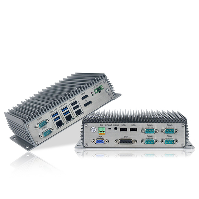 Hohes starkes industrielles Fanless Mini-PC J6412 USB Celeron Fenster Linux mit Wifi