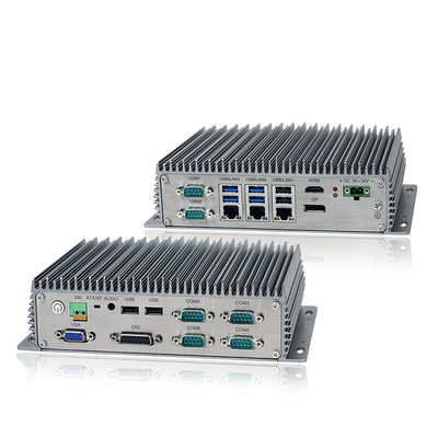 Fanless Mini Industrial Embedded Box-PC Fenster 11 mit 6*COM