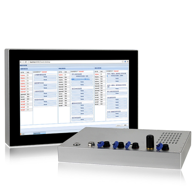 Platte 1280 x 800 IP67 PC LCD-Bildschirm 12&quot; wasserdichtes Computer CER-FCC RoHS des Bildschirm-