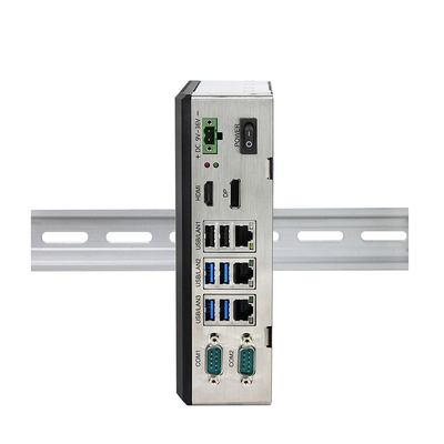 Mini-PC Aluminiumlegierungs-Kasten industrielles Mini-PC J6412 3 Ethernet Barebone