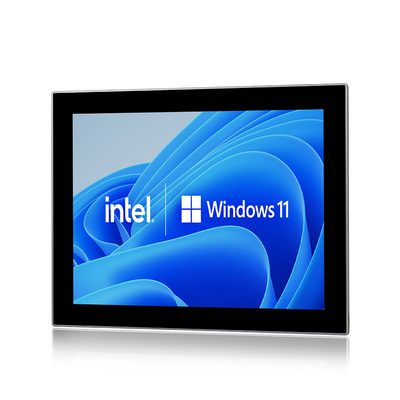 15&quot; Wand-Montage-schroffer Platte PC X86 Windows11 Fanless kapazitiver Touch Screen IP65