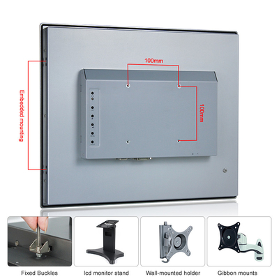 VESA Mounting 17&quot; industrieller Noten-Bildschirmanzeige-Monitor 1280 x 1024 10point PCAP