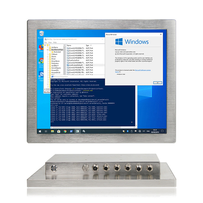 J1900 wasserdichter industrieller PC 4GB DDR3 Windows 7/8/10 eingebetteter Computer