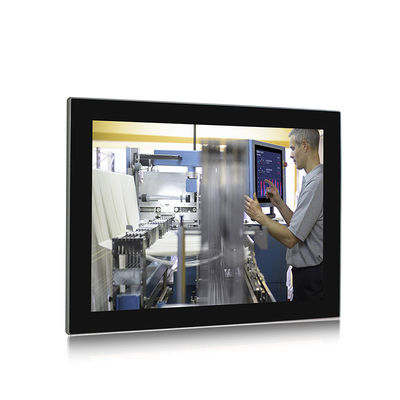 DC9V-36V 2 LAN Industrial Touch Panel PC IP65 imprägniern