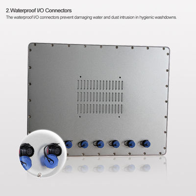 17 Zoll-Windows XP industrielle Fingerspitzentablett PC Ip65 widerstrebende Note mit GPIO