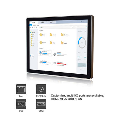 Touch Screen Pcap schroffer PC, 19&quot; Legierungs-Touch Screen PC-Computer Ip69k Alu
