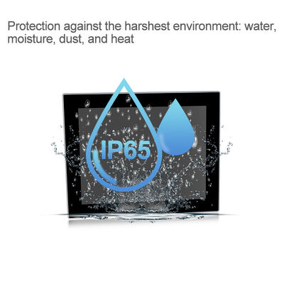 Wasserdichter Platten-PC Ausrüstungs-Steuer-12 ″ TFTs LED I5, industrieller Grad-PC Dual Cores