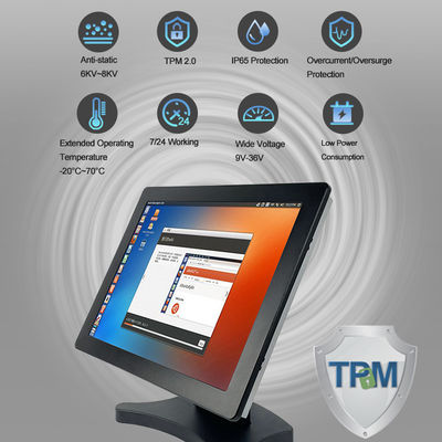 Intel I7 8565U Tpm industriell ganz in einem PC RS232 des Bildschirm-