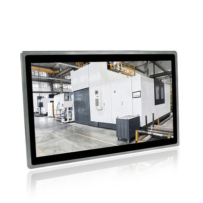 geräuschloser HMI PC PCAP Platte 250cd/m2 SUS304 mit Doppel-RJ45 24in