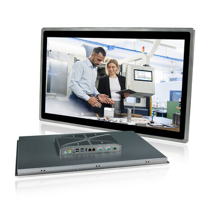 Fanless eingebetteter PC 24&quot; Note IOT I3 8145U Windows 10 RS232 VGA PCAP