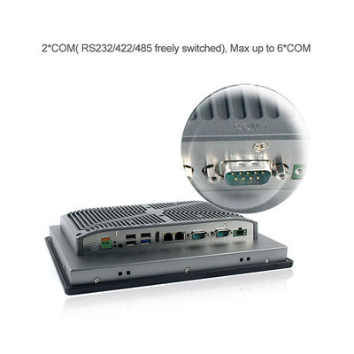 RS232 RS485 industrielles Personal-Computer, 12&quot; widerstrebende Noten-Fanless kleiner PC