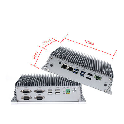 8. Fanless eingebetteter industrieller Computer Mini Box Pc GENs I5 8265U