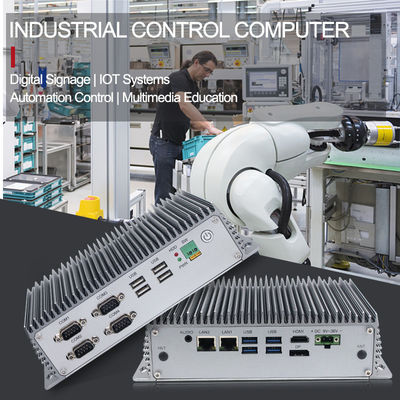Industrielle industrielle Automatisierungs-Steuerung Mini Pc Fanless Two Ethernet-Hafen-Intel Cores I7