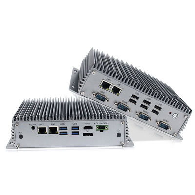 Schroffer industrieller Fanless Kasten-PC-Kern I3 Windows10 bettete industrielle Computer ein
