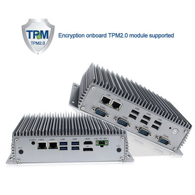 Industrieller Fanless Mini-PC Rs485 I7 8565U, eingebettetes Fanless I7 Mini Pc