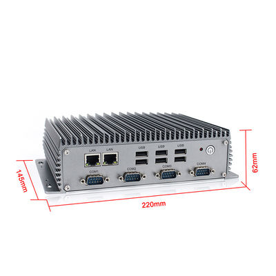 Kompaktes schroffes Fanless Mini-System PC Windows 10 Linux Ubuntu Debian
