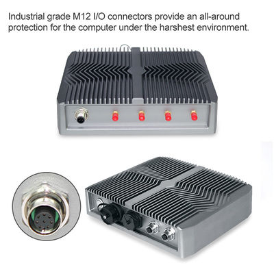 Industrieller PC RS232 Windows, I7 8565U bettete Computer-Lösungs-Fanless Mikropc ein