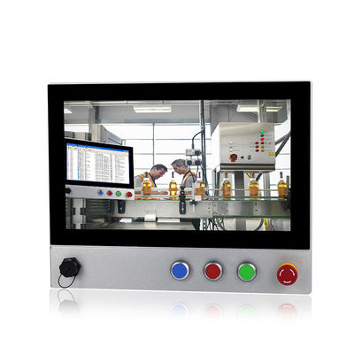 IP65 15,6“ FHD führte Platten-Berg-Touch Screen PC-Notaus