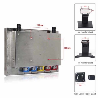 Platte PC 12&quot; NTSC P Kappen-IP69K Tageslicht für industrielle Lebensmittelchemikalie