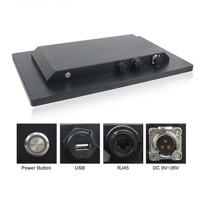 24&quot; wasserdichter PC Fanless VGA Touch Screen IP69K Pcap mit GbE LAN