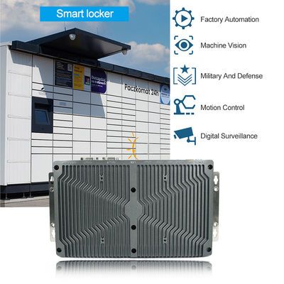 RS232 RS422 RS485 schroffer Mini Pc 15W Intel Celeron für das Zahlen des Kiosks