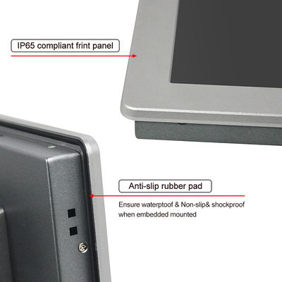 Fanless eingebetteter HMI-Platte PC TPM2.0 15,6 Zoll 1500nits für Kontrollsystem