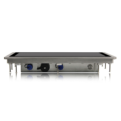 Waschbare industrielle Note Bildschirmanzeige eingebettetes 400cd/m2 VGA DVI IP69K