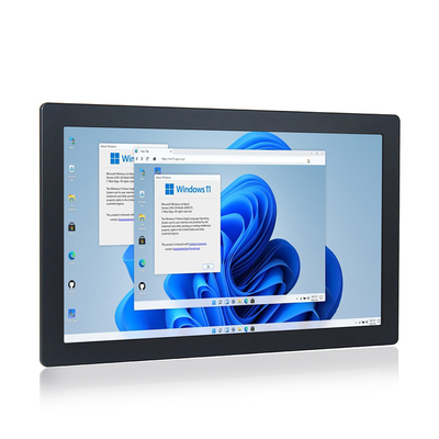 Doppelwasserdichter widerstrebender Touch Screen lan 1000nits 24V industrielles 21,5&quot; Platte PC im Freien