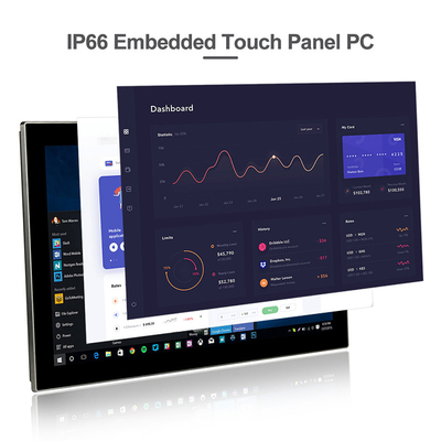 Front IP65 bettete Fingerspitzentablett PC Windows 8. Gen Core I5/I7 für HMI-Lösungen ein